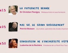 Université d’été de La Manif Pour Tous en direct
