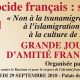 29 septembre – journée d’amitié française organisée par l’AGRIF : « Génocide français : stop ! »