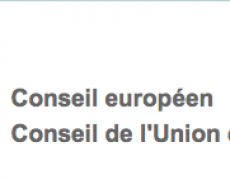 Rififi au Conseil européen