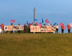 Montpellier, rond point militant : la PMA sans père, c’est non