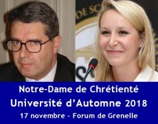 Mais que va faire Marion Maréchal à l’Université de Notre-Dame de Chrétienté ?