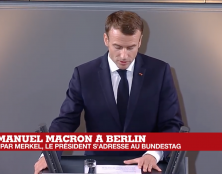 Macron au Bundestag. Echos d’un discours.