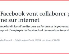 La France et Facebook vont collaborer dans la censure