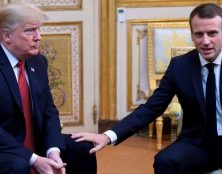 Donald Trump répond aux intox et à Macron