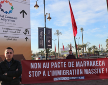 Génération Identitaire s’invite à Marrakech pour dénoncer le pacte sur les migrations