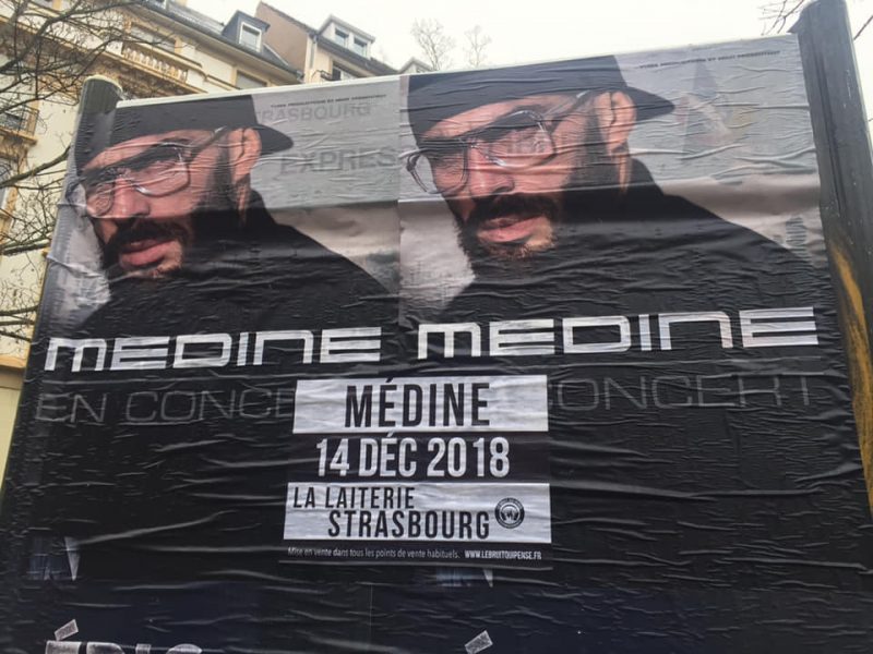 Le rappeur Médine reporte son concert à Strasbourg