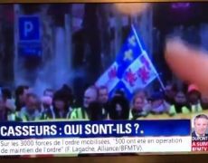 Fausse nouvelle : BFMTV fait du drapeau de la Picardie un drapeau… d’extrême-droite