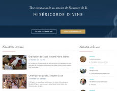 Un nouveau site internet pour les Missionnaires de la Miséricorde