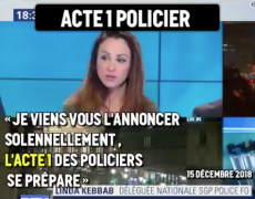 « Je viens vous l’annoncer solennellement , l’acte 1 des policiers se prépare »