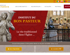 Un nouveau site internet pour l’Institut du Bon Pasteur