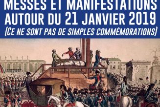 Liste des messes, cérémonies, conférences et manifestations à la mémoire du roi Louis XVI