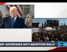 Le message de Donald Trump aux pro-vie