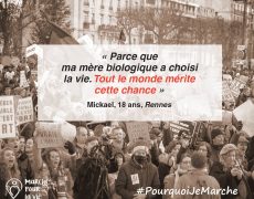La Marche pour la vie s’affiche dans la presse