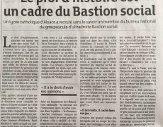 Un professeur d’Histoire voit sa carrière brisée à cause de son engagement et de ses idées [Addendum]