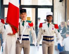 Le 8 janvier à Lourdes, remise du képi blanc aux légionnaires