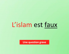 L’islam est faux