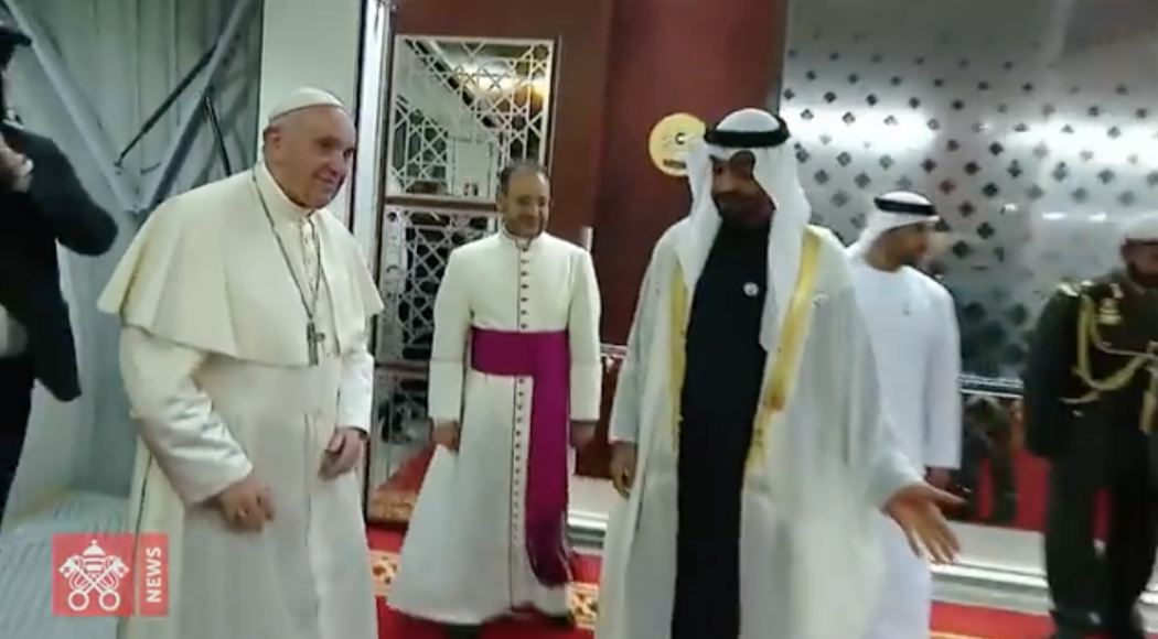 Du 3 au 5 février : le Pape aux Emirats Arabes Unis