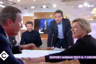 Nicolas Dupont-Aignan vs Patrick Cohen : “C’est un macroniste sur le service public qui passe sa vie à cirer les pompes du pouvoir “