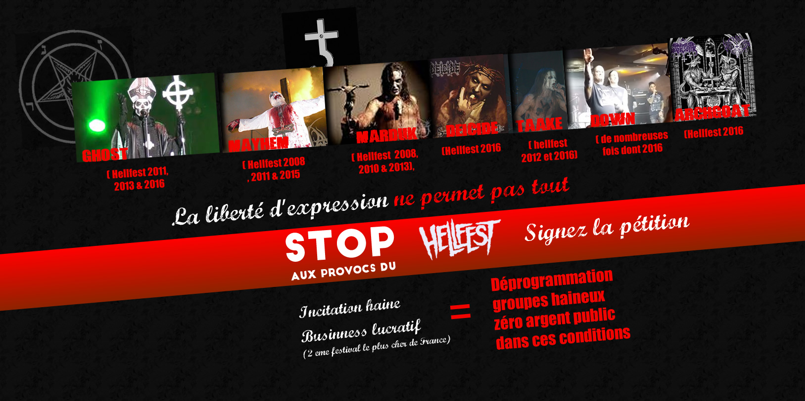 Singapour interdit un concert d’un groupe black metal sataniste