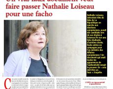 Nathalie Loiseau chez les fachos : quand Mediapart recopie Minute
