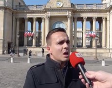 Le porte-parole de Génération Identitaire convoqué à huis-clos devant la commission parlementaire de lutte contre l’extrême-droite