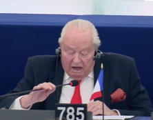 Ultime intervention de Jean-Marie Le Pen au Parlement européen : « La postérité vous maudira »