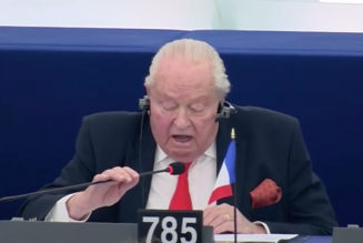 Ultime intervention de Jean-Marie Le Pen au Parlement européen : « La postérité vous maudira »
