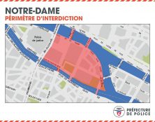 Sécurité autour de Notre-Dame de Paris : la moitié de l’Ile de la Cité interdite