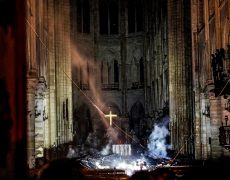« Que la vision de Notre-Dame de Paris sous l’emprise des flammes ne soit pas vaine. »