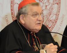 Cardinal Burke : notre devoir de faire respecter la loi naturelle consiste à insister pour qu’il reçoive les soins normaux