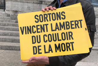 Manifestation à Lyon pour demander le transfert de Vincent Lambert dans une unité spécialisée