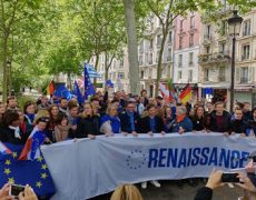 La “grande marche pour l’Europe” de LaREM rassemble moins de monde que le nombre de candidats de la liste