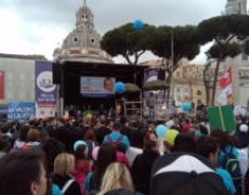 Marche pour la vie à Rome