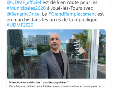 Selon le fondateur du parti “Union des Démocrates Musulmans de France”, le Grand Remplacement est en marche
