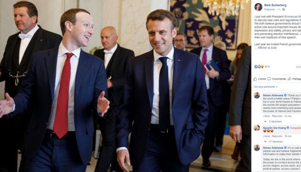 Rencontre entre Macron et Zuckerberg : des intentions liberticides ?