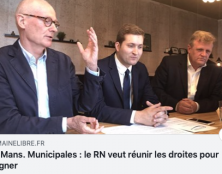 Municipales au Mans : des élus RN et LR côte-à-côte pour une liste d’union