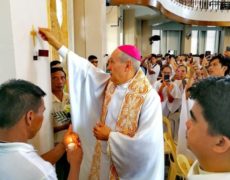 Réouverture de la cathédrale Notre-Dame du Mont-Carmel à Jolo, aux Philippines