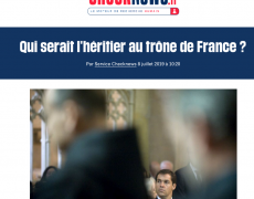 Enfin un sujet sérieux dans Libé