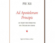 Ad Apostolorum Principis : un pape parle des évêques de Chine