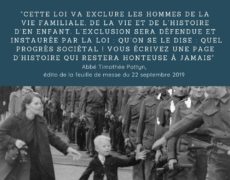 Loi de bioéthique : une page d’histoire qui restera honteuse à jamais