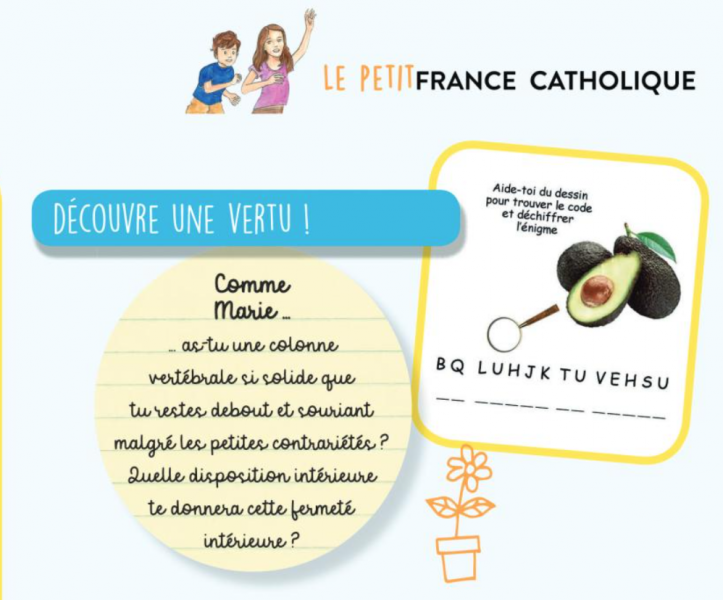 France Catholique lance un supplément pour les enfants