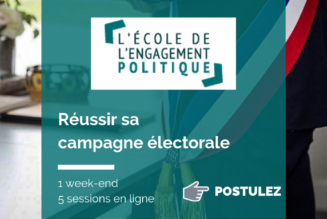 L’Institut de Formation Politique lance une formation “Réussir sa campagne électorale”