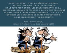 Le débat sur la bioéthique c’est la démocratie corse