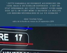 “C’est un Etat désormais, qui veut tellement vivre sans Dieu, qu’il en vient même à bafouer la réalité, les besoins nécessaires de la vie humaine”