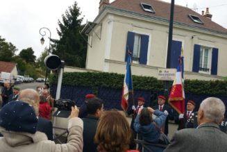 Inauguration de la rue Marcel Bigeard à Dreux