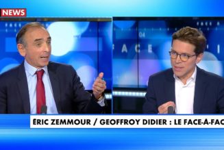 Débat entre Eric Zemmour et Geoffroy Didier sur l’avenir de la droite