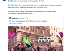 « Conglomérat de sous-merdes », « salafistes » :  Marlène Schiappa dérape contre La Manif Pour Tous