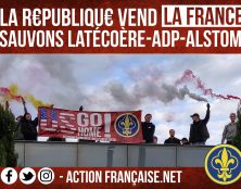 L’Action Française occupe le toit de Latécoère à Toulouse