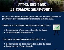 Bordeaux : le collège Saint-Fort lance un appel pour ses travaux