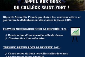 Bordeaux : le collège Saint-Fort lance un appel pour ses travaux